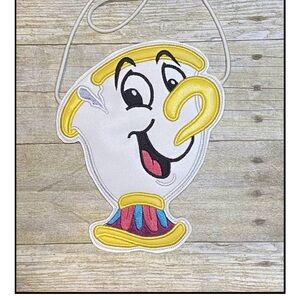 Disney beauty and the beast flat bag